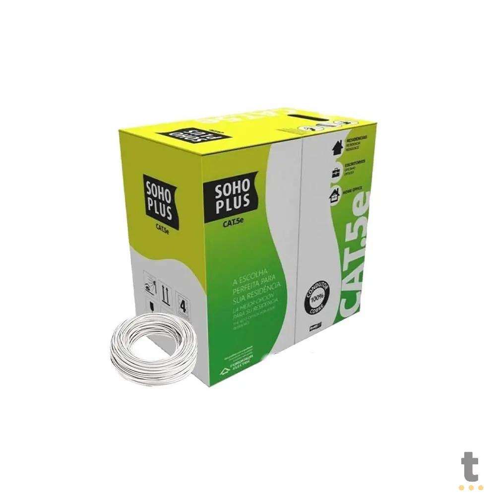 Cabo De Rede Cat5e Furukawa Sohoplus Branco - venda em metro Truedata